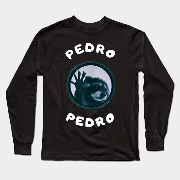 Pedro Racoon Dance Internet Long Sleeve T-Shirt by cutestuffs